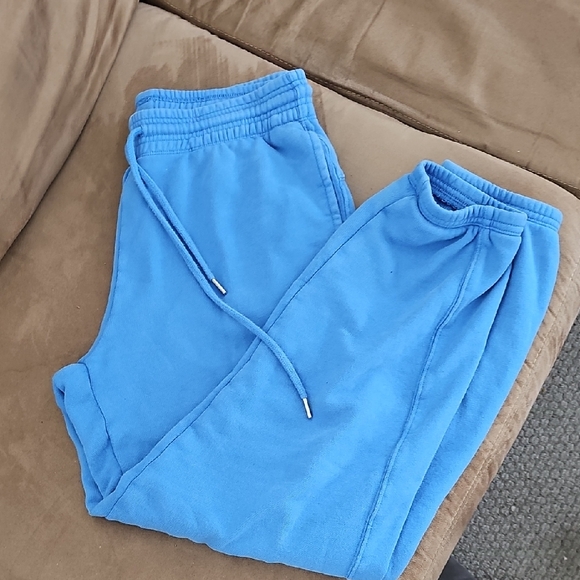 aerie Pants - Aerie Blue Jogger Sweatpants, Womens Medium